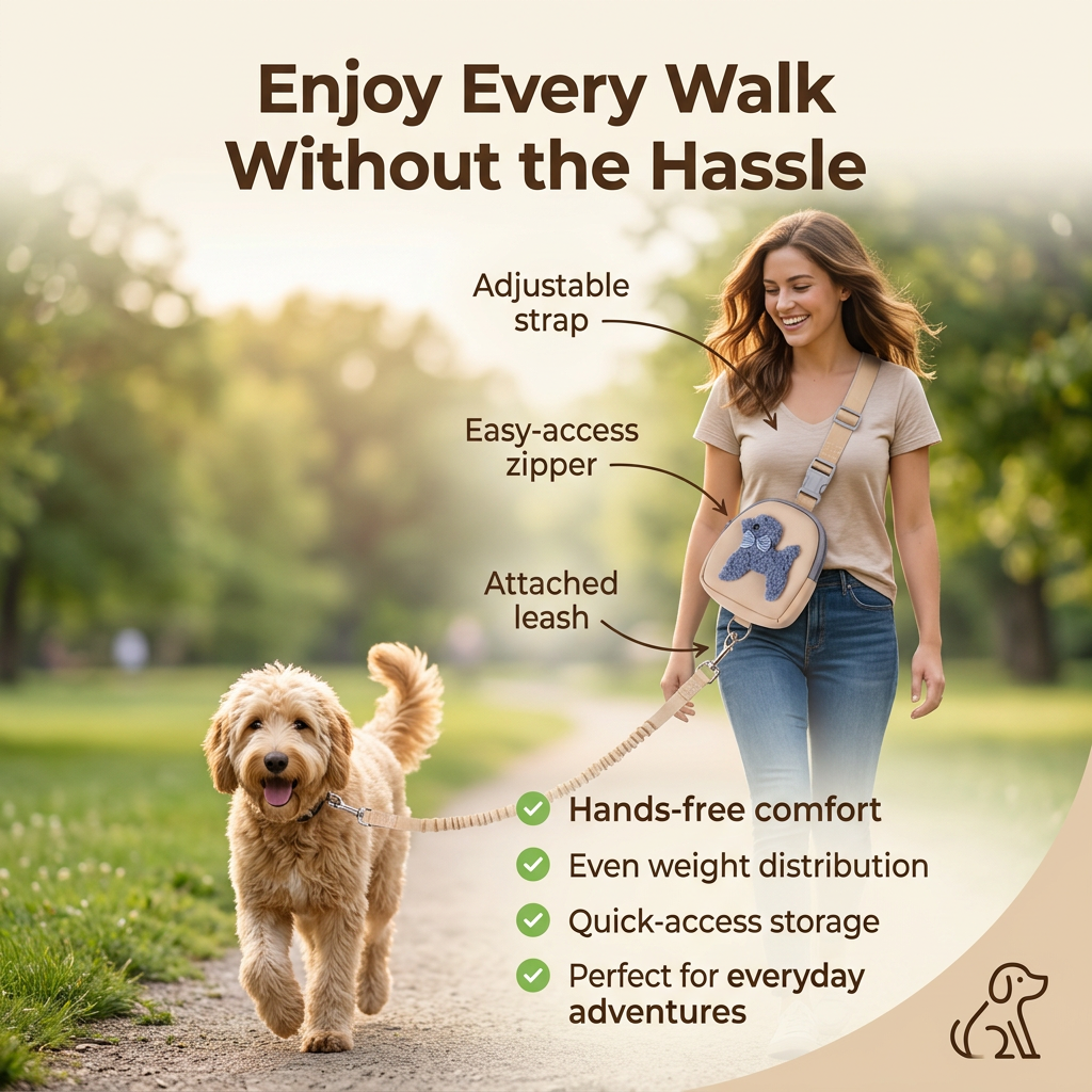Dog Backpack Harness with Leash Pet Self Carrier Adjustable Travel Hiking Walking Harness Backpack for Small Dogs & Cats (Apricot M)